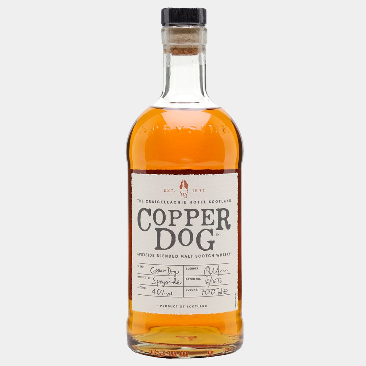 Copper Dog Blended Malt Scotch Whisky - Wines and Copas Barcelona