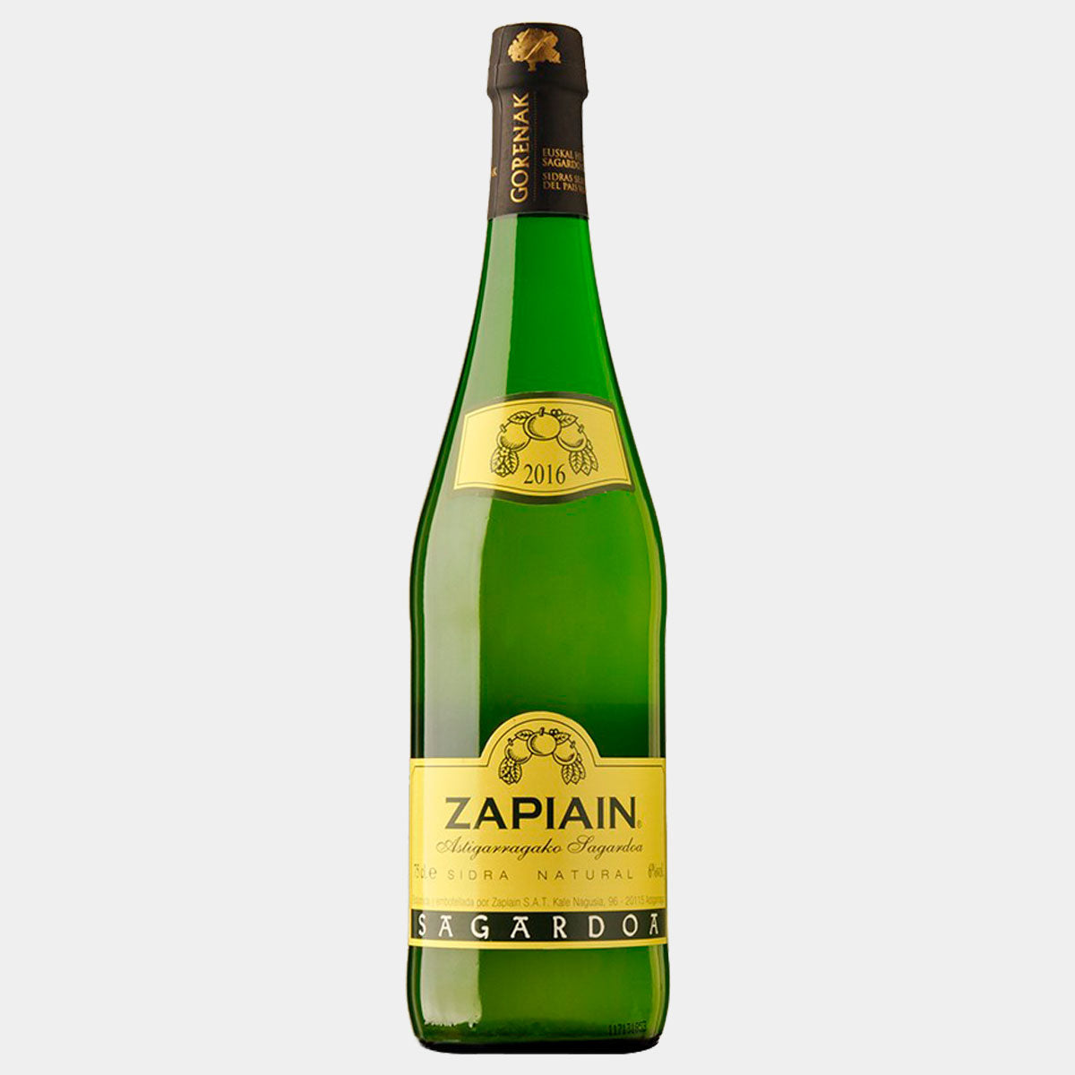 Sidra Natural Zapiain - Wines and Copas Barcelona